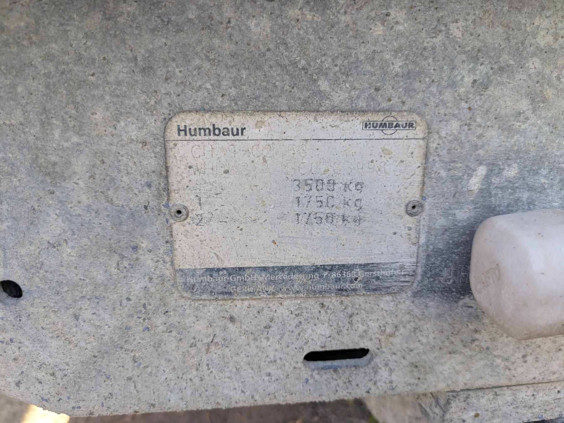 Humbaur Anhänger: Anhänger HUMBAUR HTK 3500 – Gebraucht aus Flamatt von WeibelAG 7