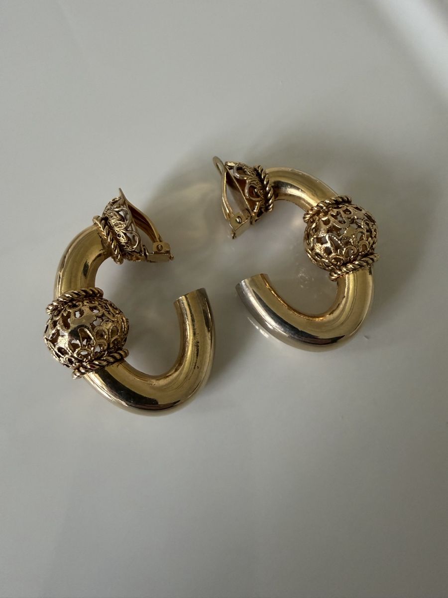 Orecchini pendenti & Orecchini a lobo: Vintage clip earrings – Usato da Founex venduto da tin_5wwq