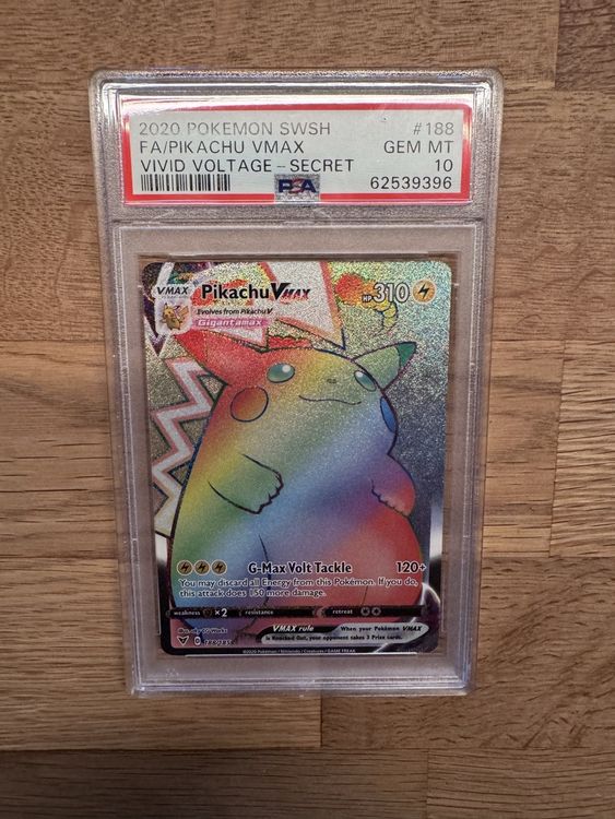 Pikachu Vmax Rainbow PSA 10 (Neu (gemäss Beschreibung)) in Belp für CHF ...