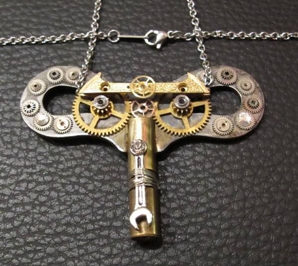 Sonstiger Schmuck: Unikat, Steampunk Schmuck Uhrenschlüssel – Neu (gemäss Beschreibung) aus Schwanden GL von UHRKNALL 1
