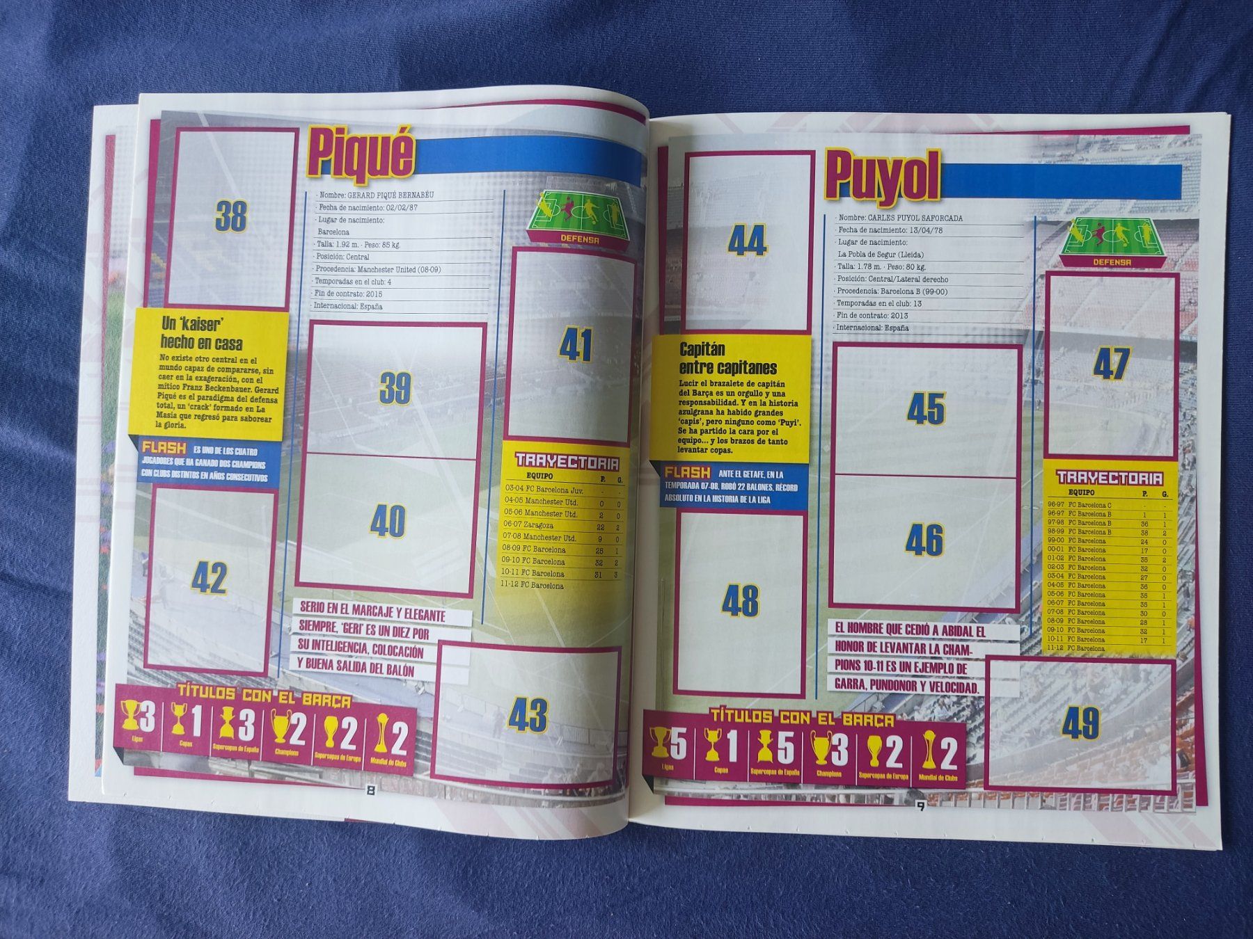 Panini Alben: FC Barcelona Panini Album 2011/2012 - Leer – Gebraucht aus Buchs AG von patiburgener 2