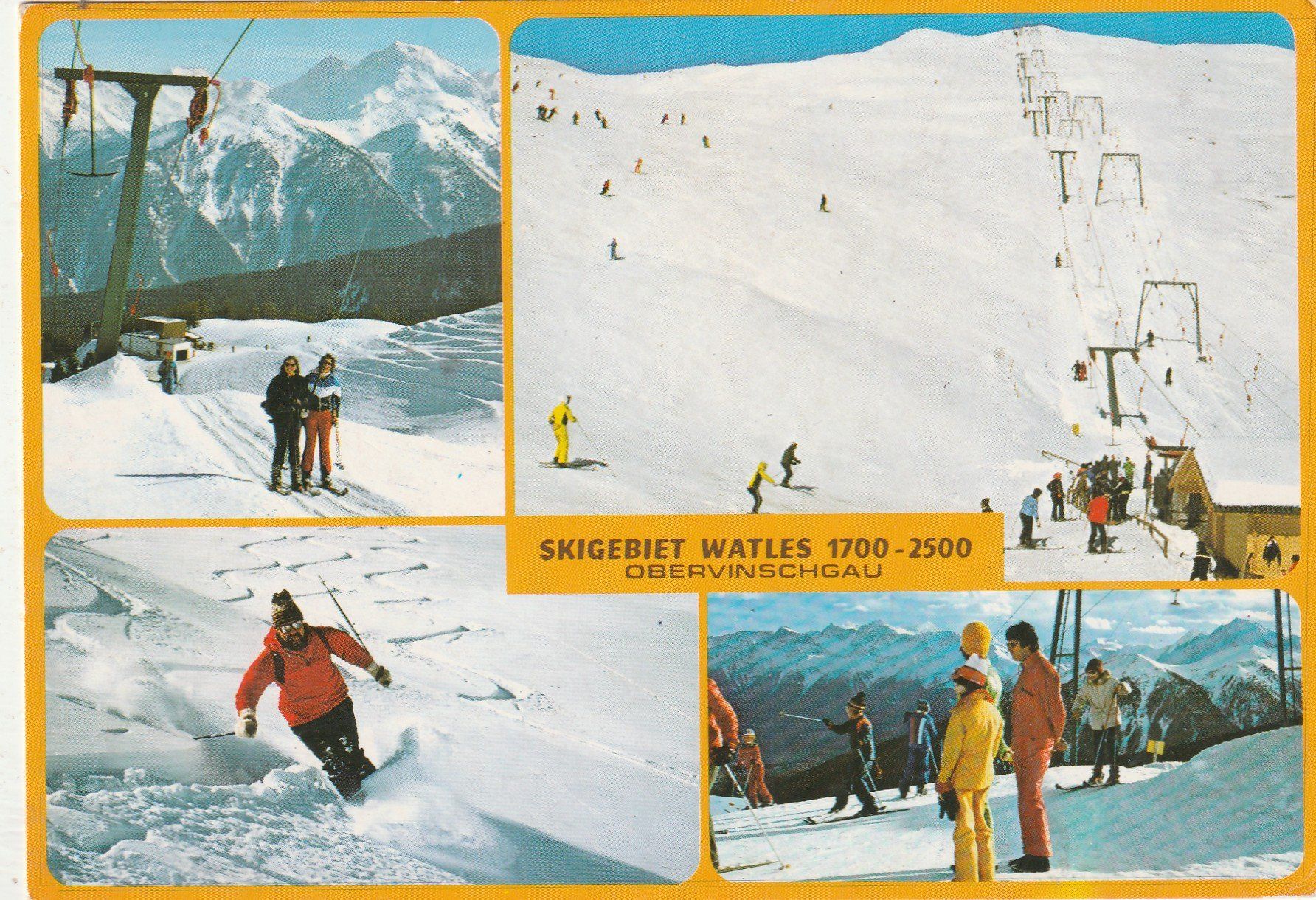 Cartoline postali: Skibetrieb Oberschvinschgau – Usato da Lumbrein venduto da made02