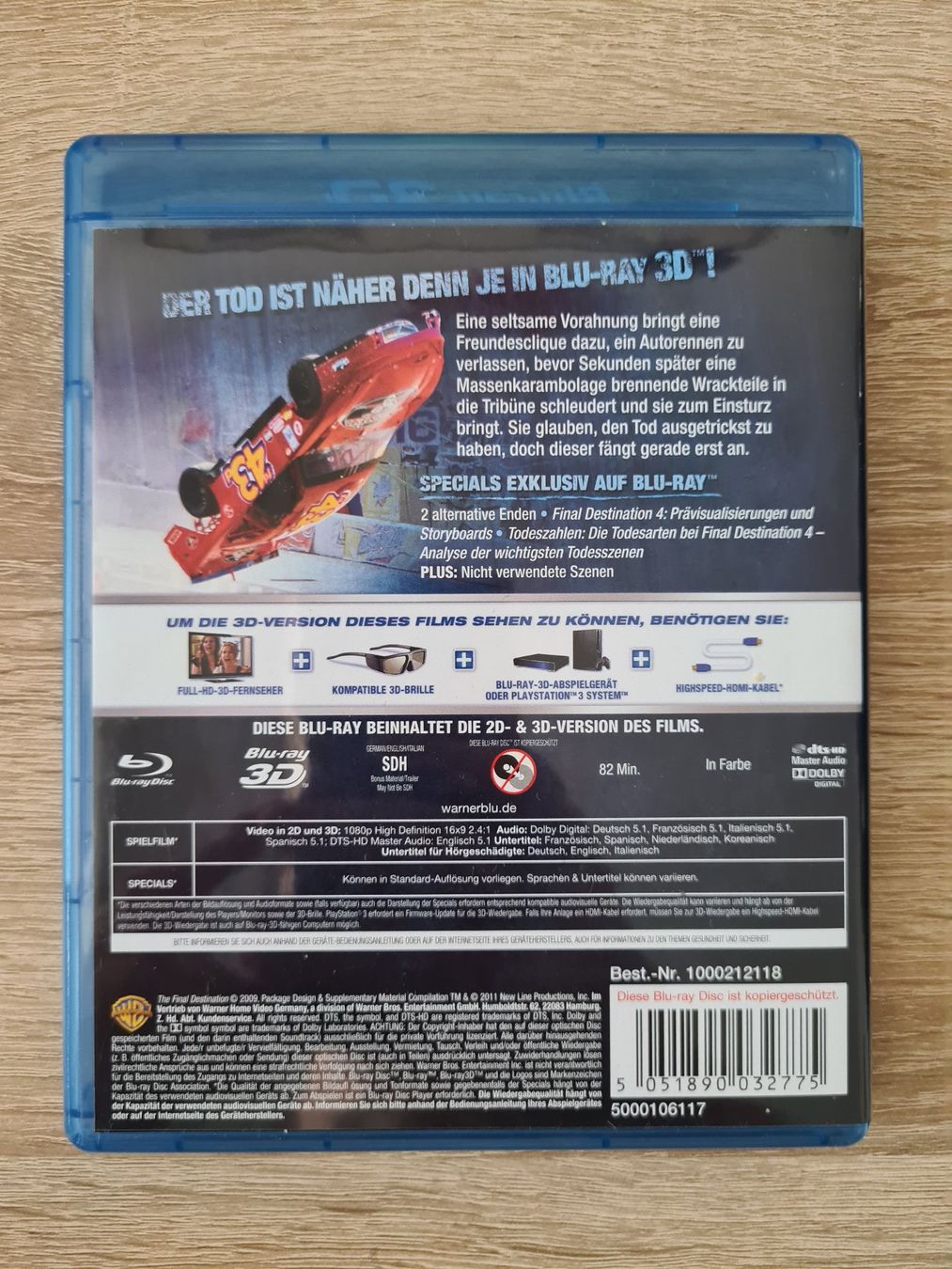 Tutti i DVDs: Final Destination 4 3D - Blu-ray – Usato da Carouge GE venduto da Franllo 1