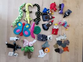 33 Fingerpuppen aus versch. Herstellung