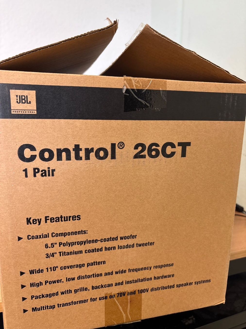 JBL Lautsprecher: JBL Control 26CT – Neu und originalverpackt aus Wallisellen von Audio_Video_UC 2