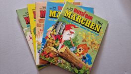 Bussi Bär Märchen Sammlung Hefte 1-5 Rolf Kauka 1976 Retro