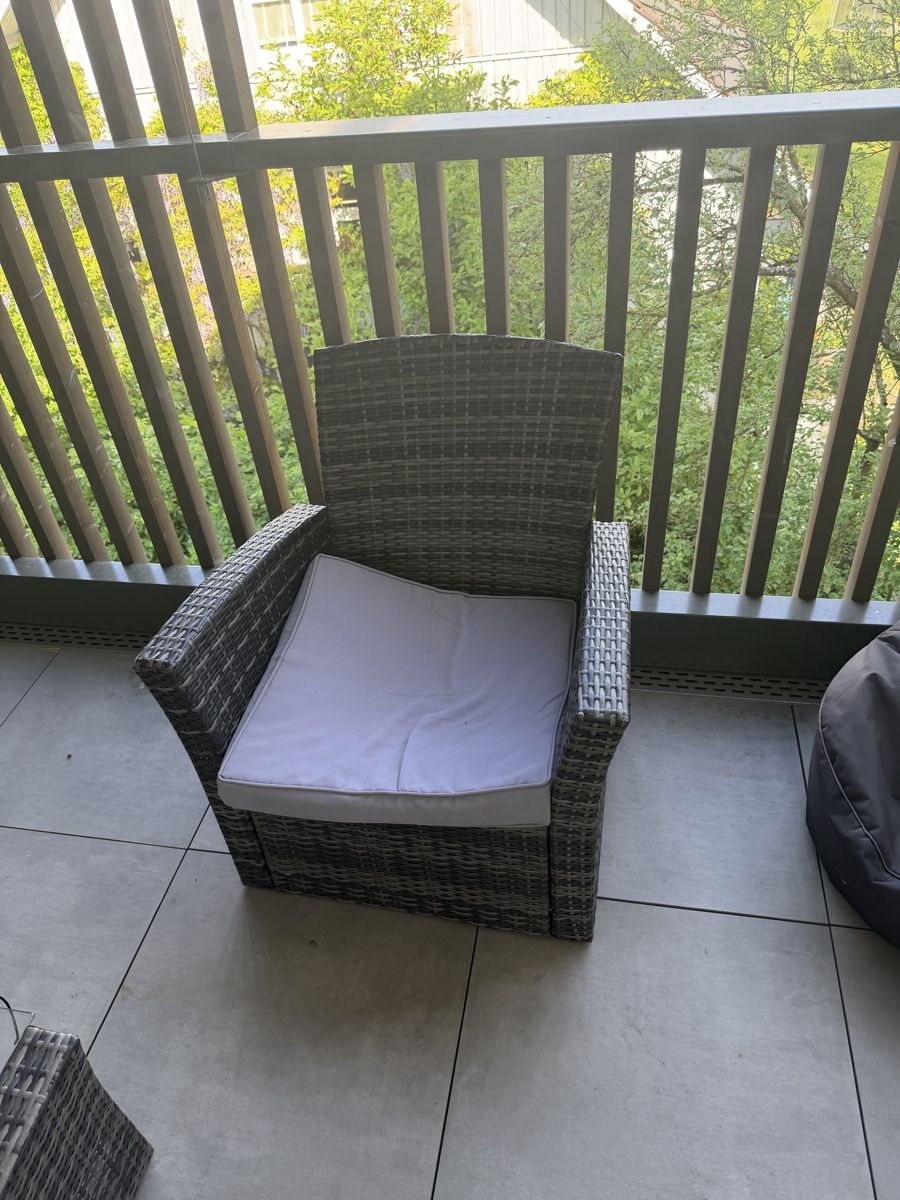 Poltrone: Contini Rattan Lounge Set Balkon  – Usato da Thalwil venduto da M.elghatit 5