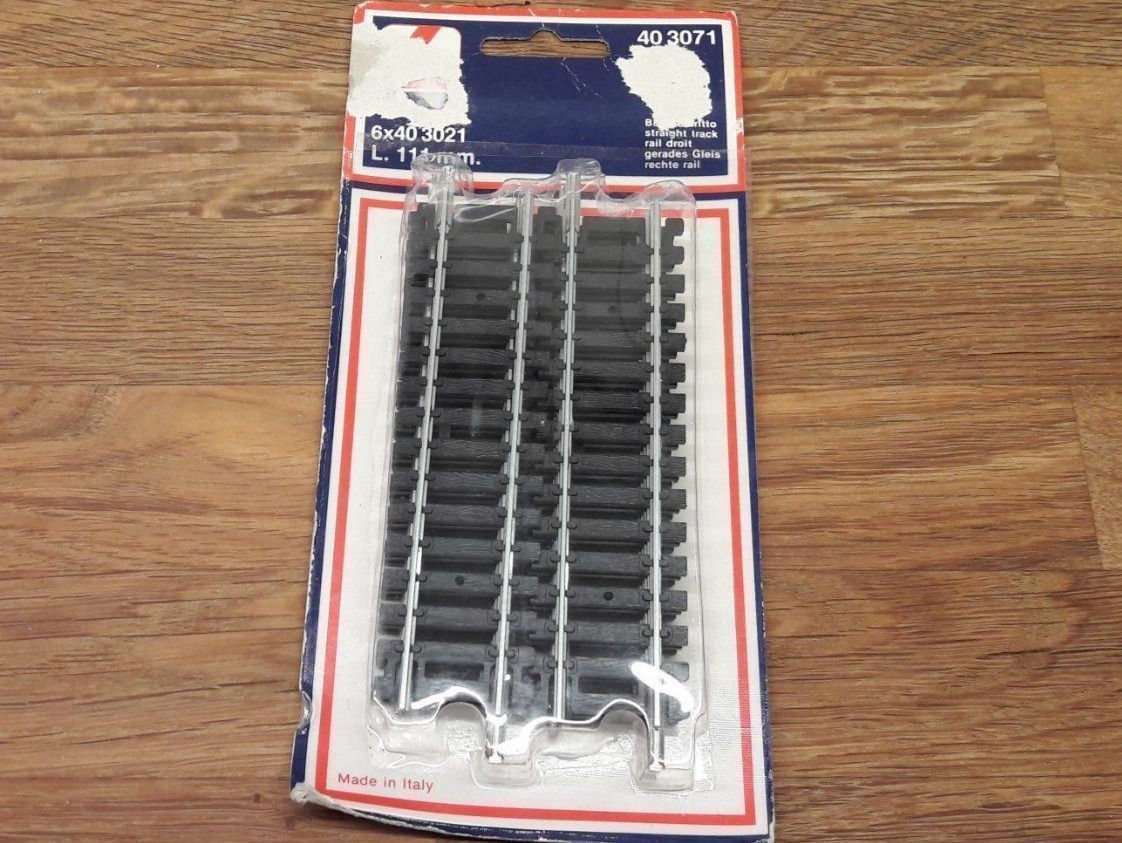 Lima Modelleisenbahnen: Lima HO DC : paquet 6 rails droits 111mm – Neu und originalverpackt aus Buttes von Cafe2005