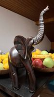 Elephant en bois d'Afrique 