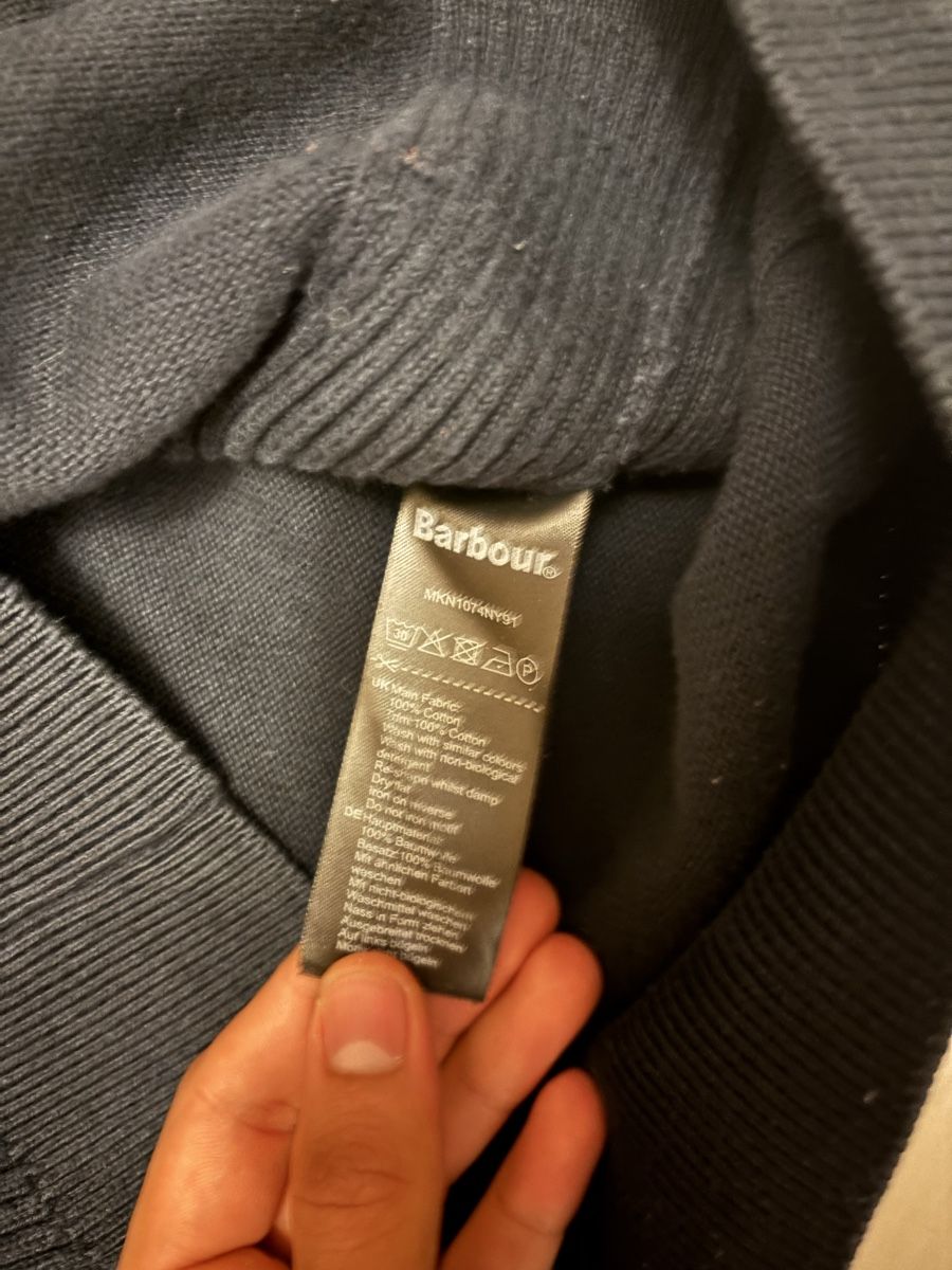 Barbour Pullover & Sweatshirts: Barbour Navy Strickpullover (M) – Gebraucht aus Zürich von lin_gk8x 4