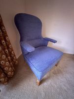 Antiker Ohrensessel / Polstersessel (wohl Biedermeier)