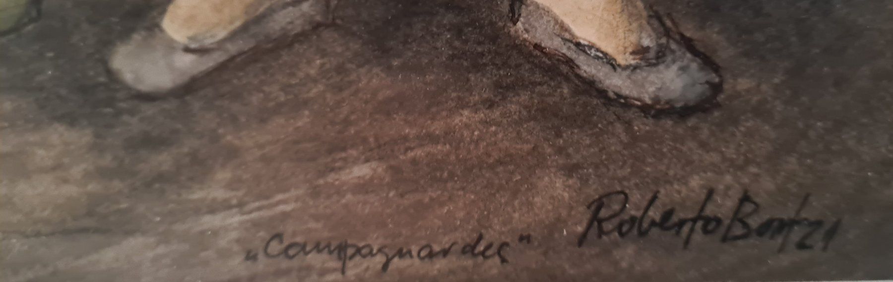 Dipinti: Schönes Gemälde von Roberto Bort – Usato da Rotkreuz venduto da Dobermann5 5
