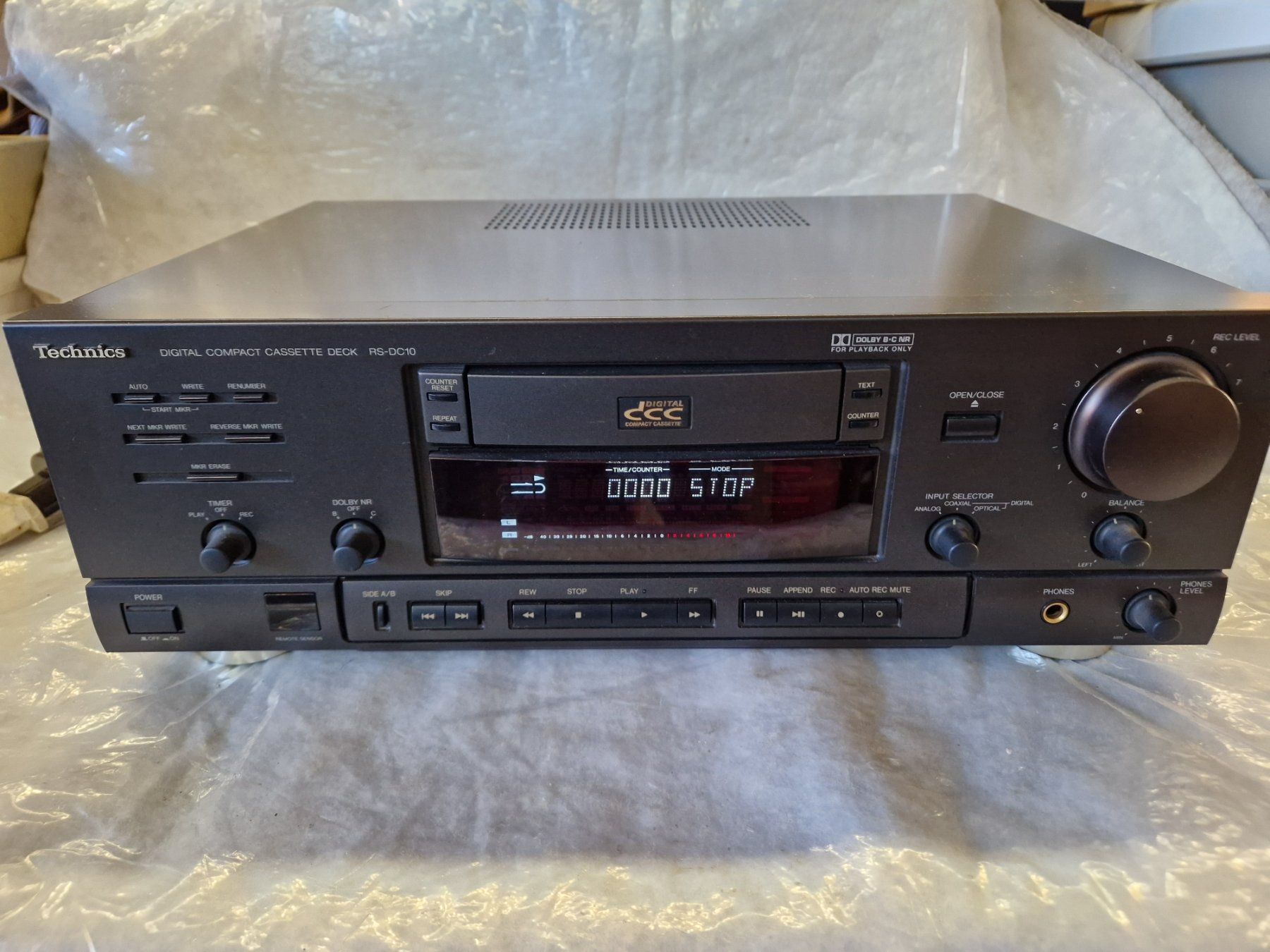 Technics Registratori: Technics Digital Compact Cassette Deck RS-DC10 – Usato da Wädenswil venduto da tome70