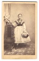 Fotografie Huguenin, Geneve, junges schw