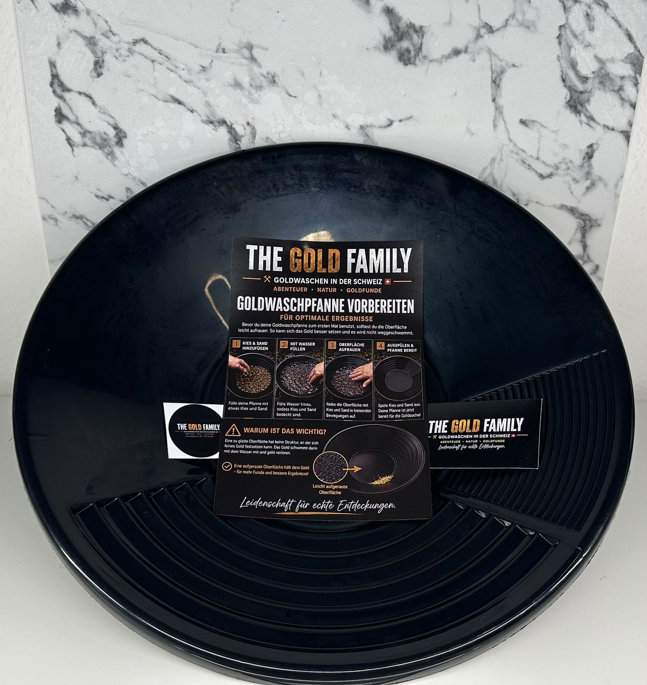 Edelmetalle: Goldwaschpfanne Gross 35cm  – Neu und originalverpackt aus Horw von TheGoldFamily