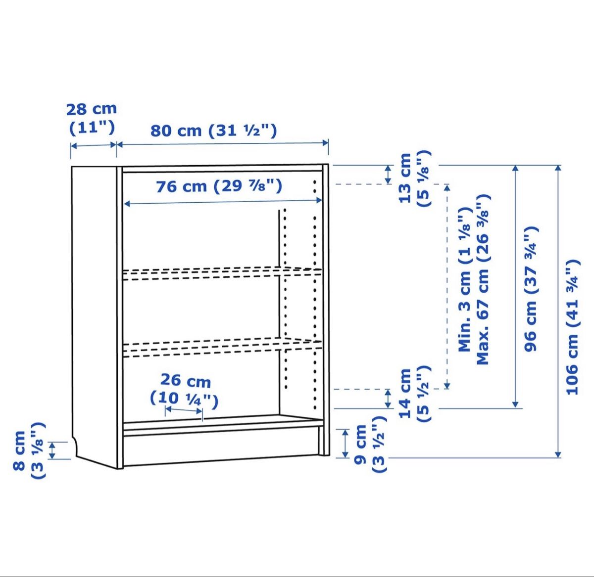 Ikea Scaffali: Billy Bücherregal – Nuovo (secondo la descrizione) da Winterthur venduto da yito 1