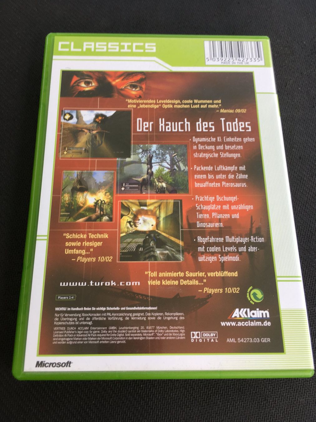 Microsoft Spiele: Turok Evolution - Xbox – Gebraucht aus St.Gallen von sjosjo 1