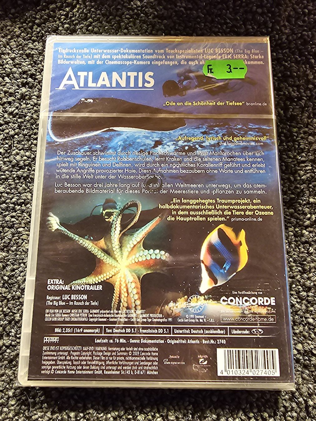 Tutti i DVDs: Atlantis DVD Neuverpackt – Nuovo e nell'imballaggio originale da Ruswil venduto da jan_bxl5 1