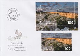 1647 + 1647A FDC mit Vollstempel Neuchâtel 2.9.17