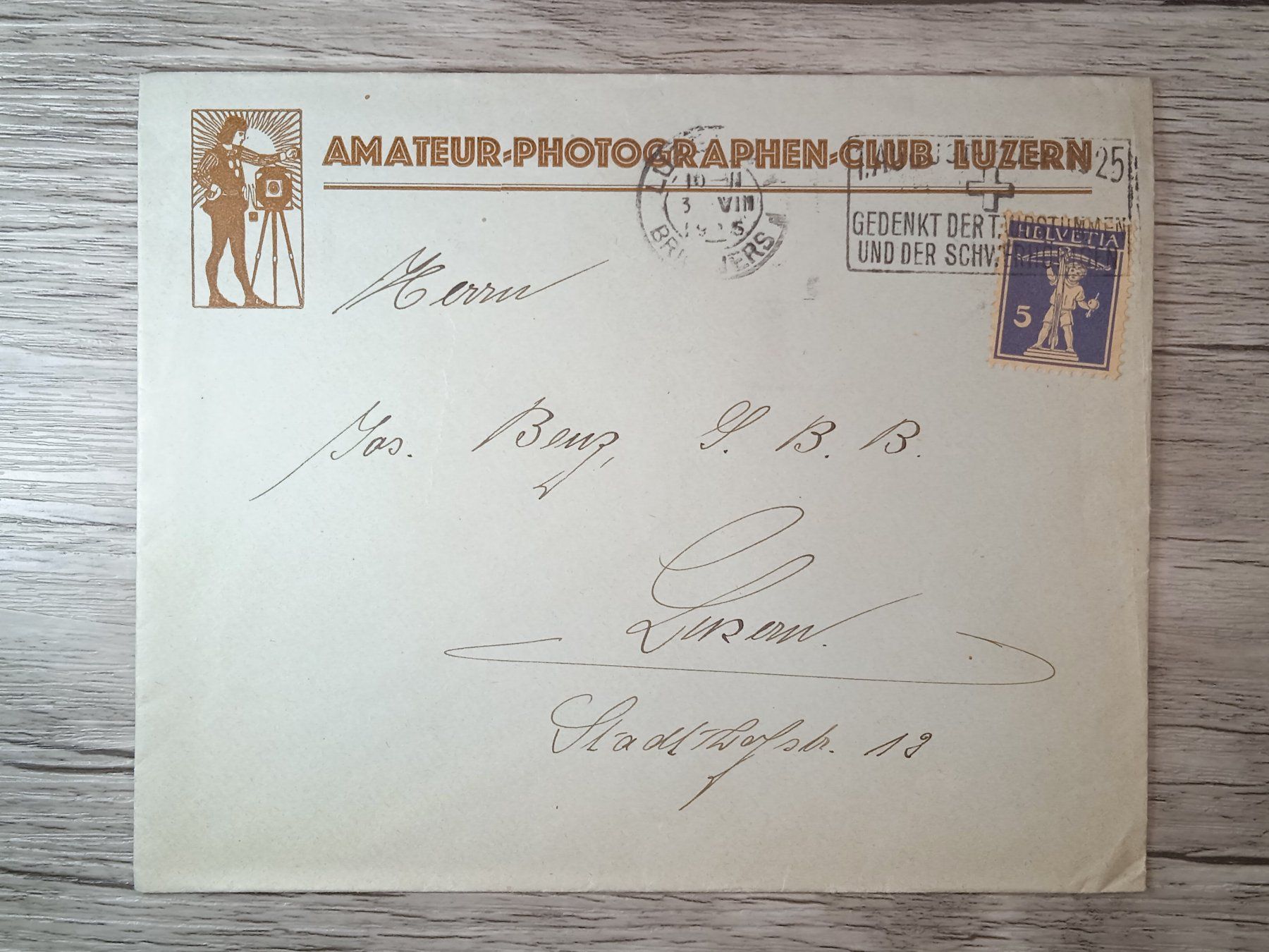 Tutti i francobolli: TR48 Enveloppe + Timbre Suisse 19xx – Usato da Cousset venduto da Patrick_Collections