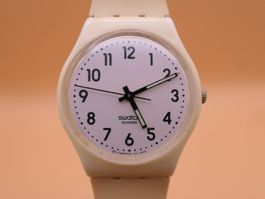Swatch Gent "Just White" GW151, neue Batterie