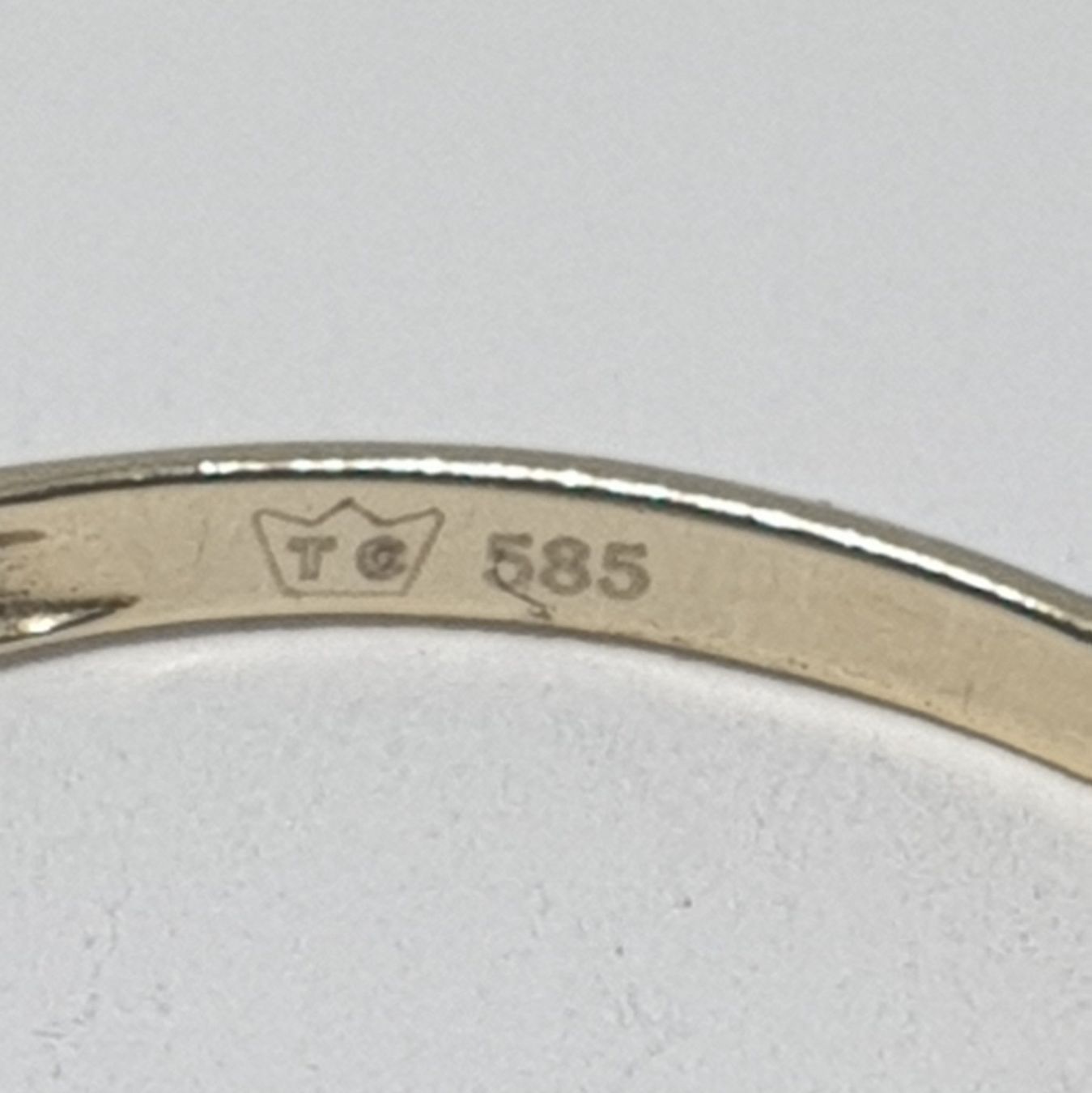 Bagues: Echt 14K Gold - Diamant Ring – D'occasion à Luzern par luzerngoldhaus 4