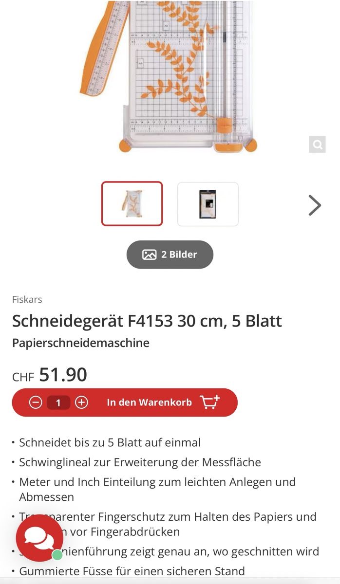 Alle Werkzeuge: Schneidegerät Papierschneidemaschine – Neu (gemäss Beschreibung) aus Gerlafingen von sternrose 1