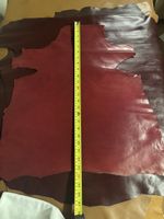 Cuir de mouton / schafsleder 52*58, rot