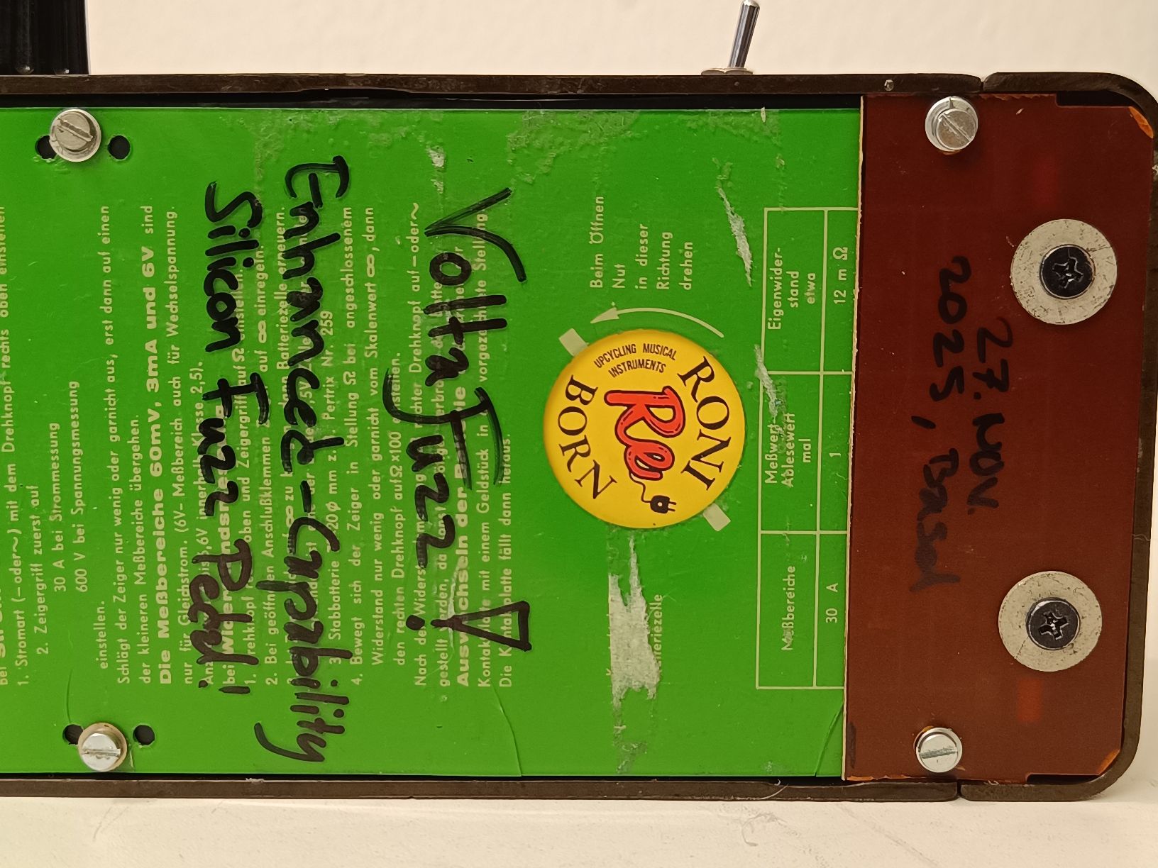Strumenti musicali: Volta'Fuzz Handmade Fuzz Pedal – Nuovo (secondo la descrizione) da Basel venduto da RONI-REBORN 6