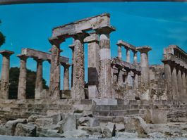 Postkarte Griechenland Tempel Aphaia Ägina 🏛️☀️🇬🇷