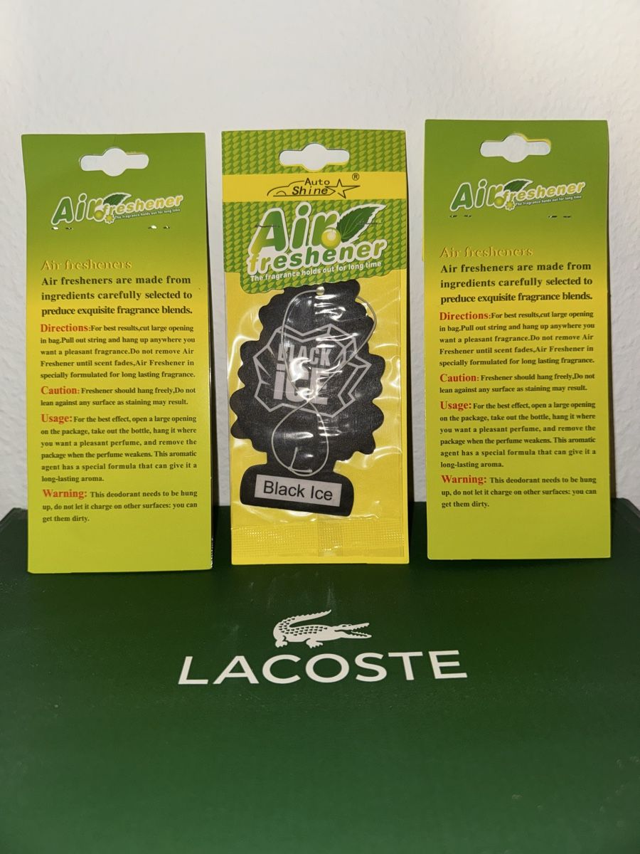 Spray per ambienti: 3 Stk. Lufterfrischer "Black Ice" | Neu & Originalverpackt! – Nuovo e nell'imballaggio originale da Emmenbrücke venduto da Umbrella.Corporation 1