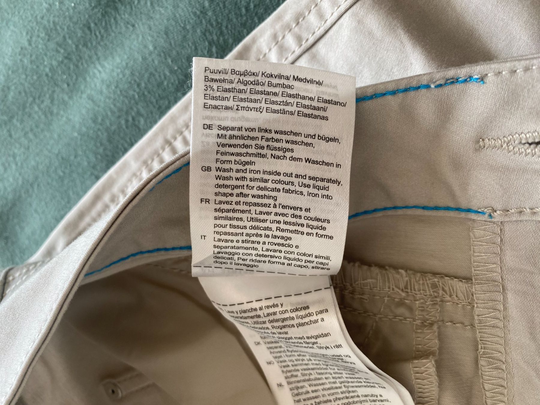 Pantaloni: NEU, StreetOne Hose, hell-grau, elast., Gr. ca 40 resp.38/26 – Nuovo e nell'imballaggio originale da Gümligen venduto da Primeselection 4