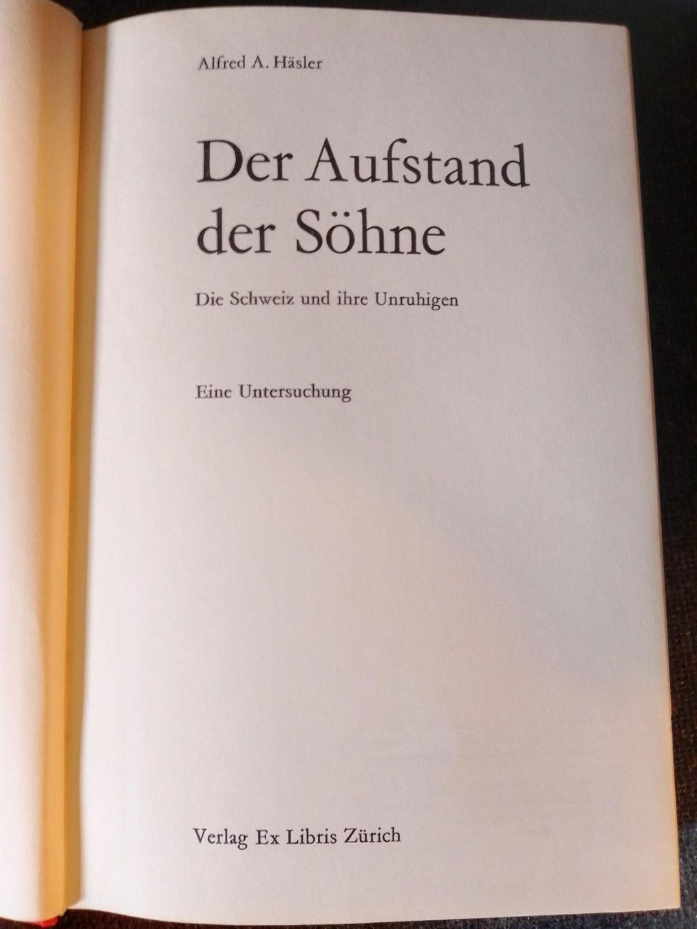Libri: Der Aufstand der Söhne – Usato da Bassersdorf venduto da kal_99sw 1