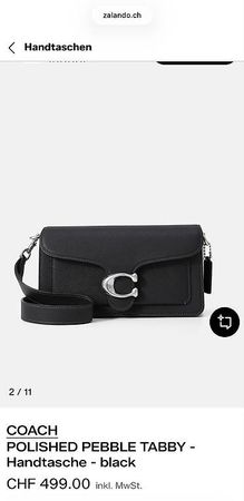 COACH TABBY 26 NEU Schwarz