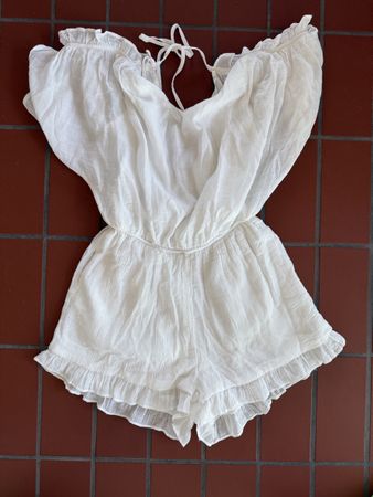 Weisses Sommer Jumpsuit AMISU Gr. Xs