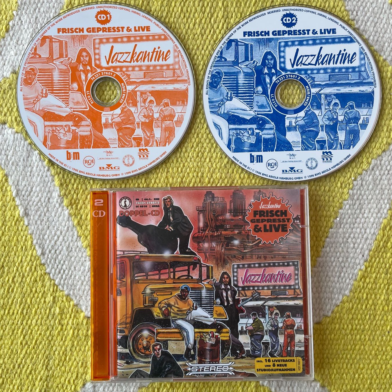 CD: JAZZKANTINE-2CD FRISCH GEPRESST&LIVE – Usato da Rorschacherberg venduto da CD-Roli