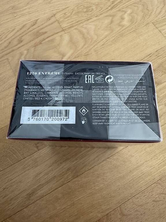 Profumi & Eau de Toilette: FRAPIN 1270 EXTRÊME EDP 100ML – Usato da Zürich venduto da justin27 2