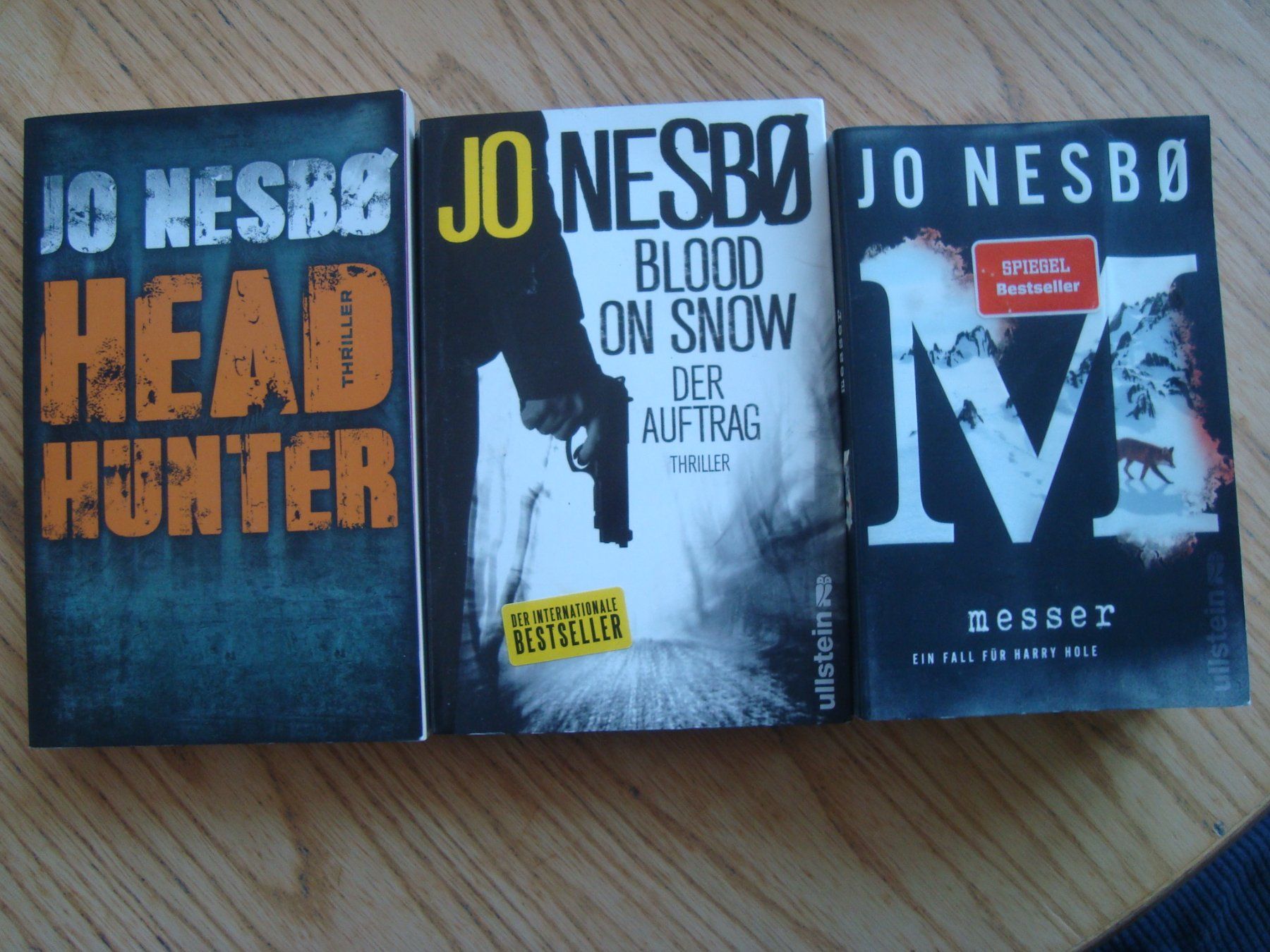 Libri: Jo Nesbo (3 Bücher) – Usato da Aesch LU venduto da wysshan