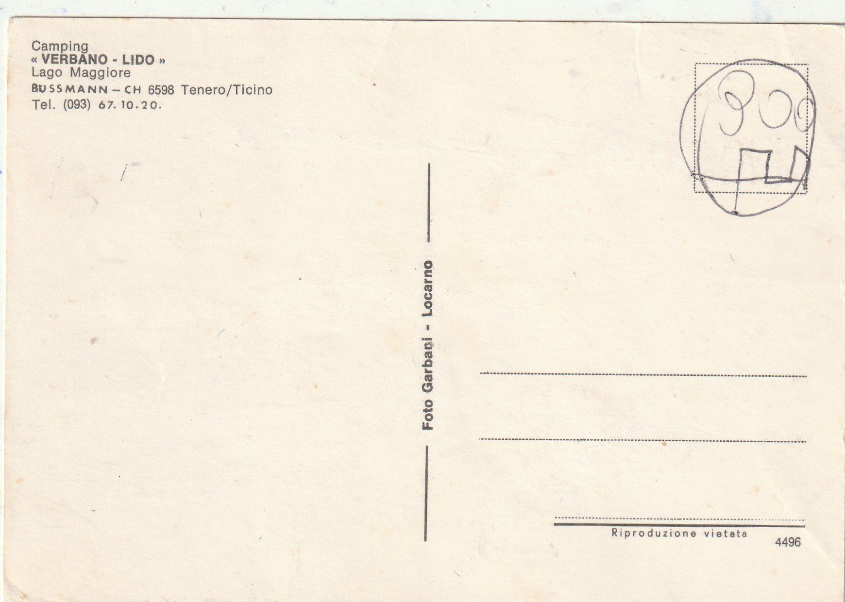 Cartoline postali: Camping Lido Lago Maggiore – Usato da Lumbrein venduto da made02 1