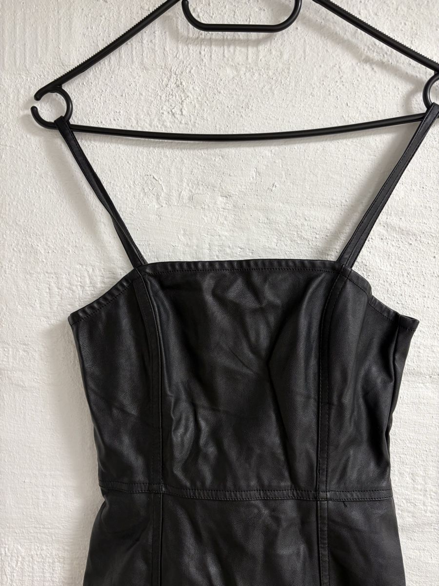 Vestiti: Damen Kunstlederkleid,Gr.34 – Usato da Winterthur venduto da Nena222 1