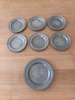 Zinnuntersetzer für 6 Gläser und 1 Flasche