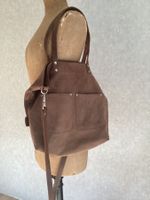 Sac en bandoulière, en daim,