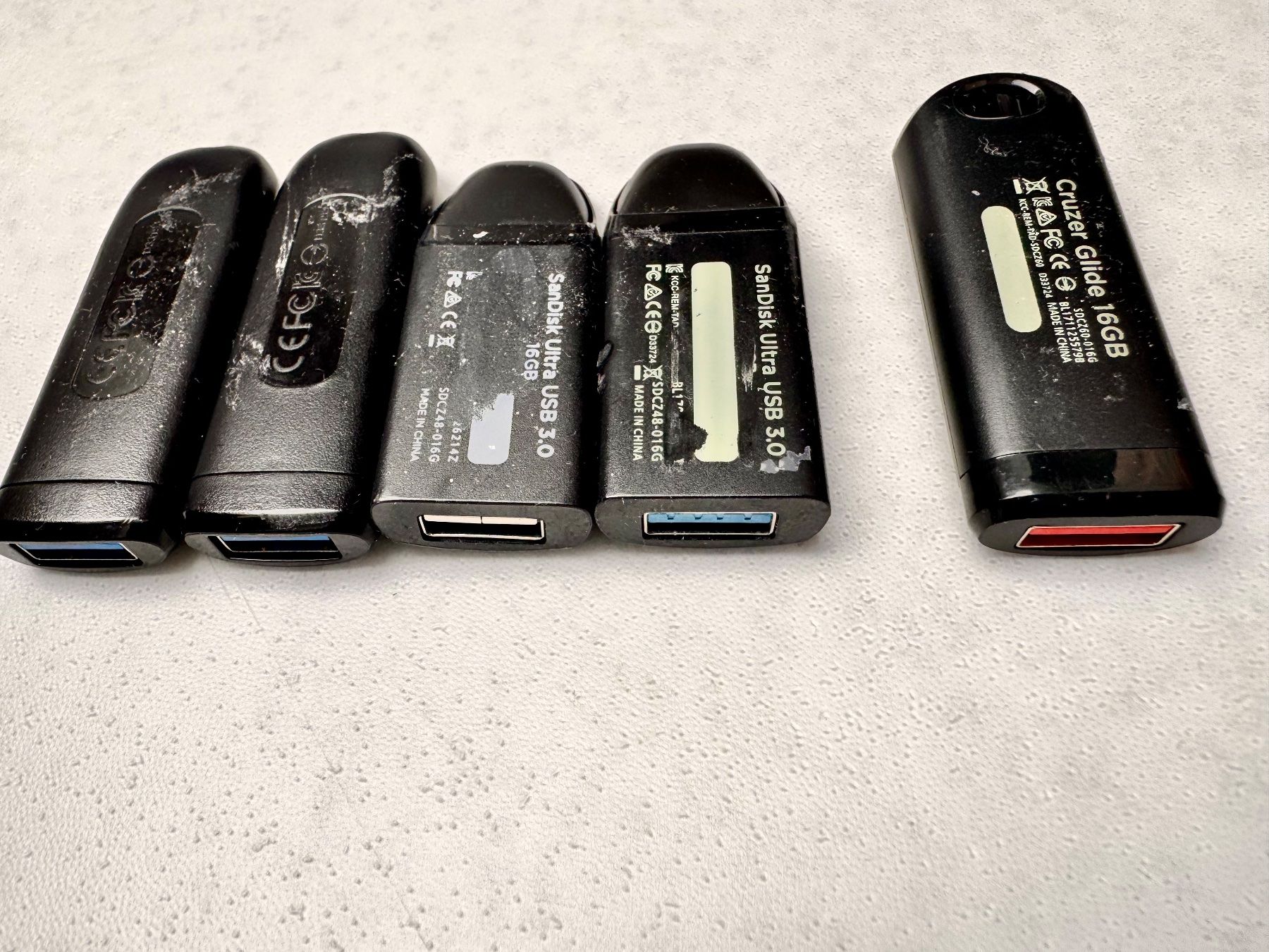 Sandisk USB Sticks: 5x SanDisk USB 3.0 + 2.0 Sticks – Gebraucht aus Hermetschwil-Staffeln von Mobile2013 2
