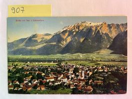 alte Ansichtskarte Buchs SG mit den 3 Schwestern