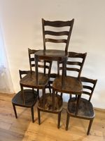 Beitzenstühle Stühle 6 Stk. gebraucht mit patina 50-60 Jahre