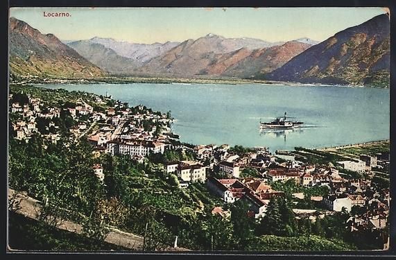 Ansichtskarten: AK Locarno, Panorama – Gebraucht aus Berlin von bartko-reher