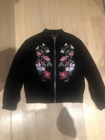 Topshop Velvet Jacke