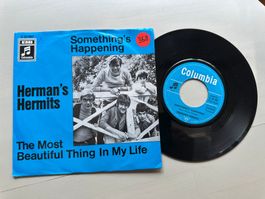 HERMAN'S HERMITS tolle Single Kult Somethinh's  PETER NOONE