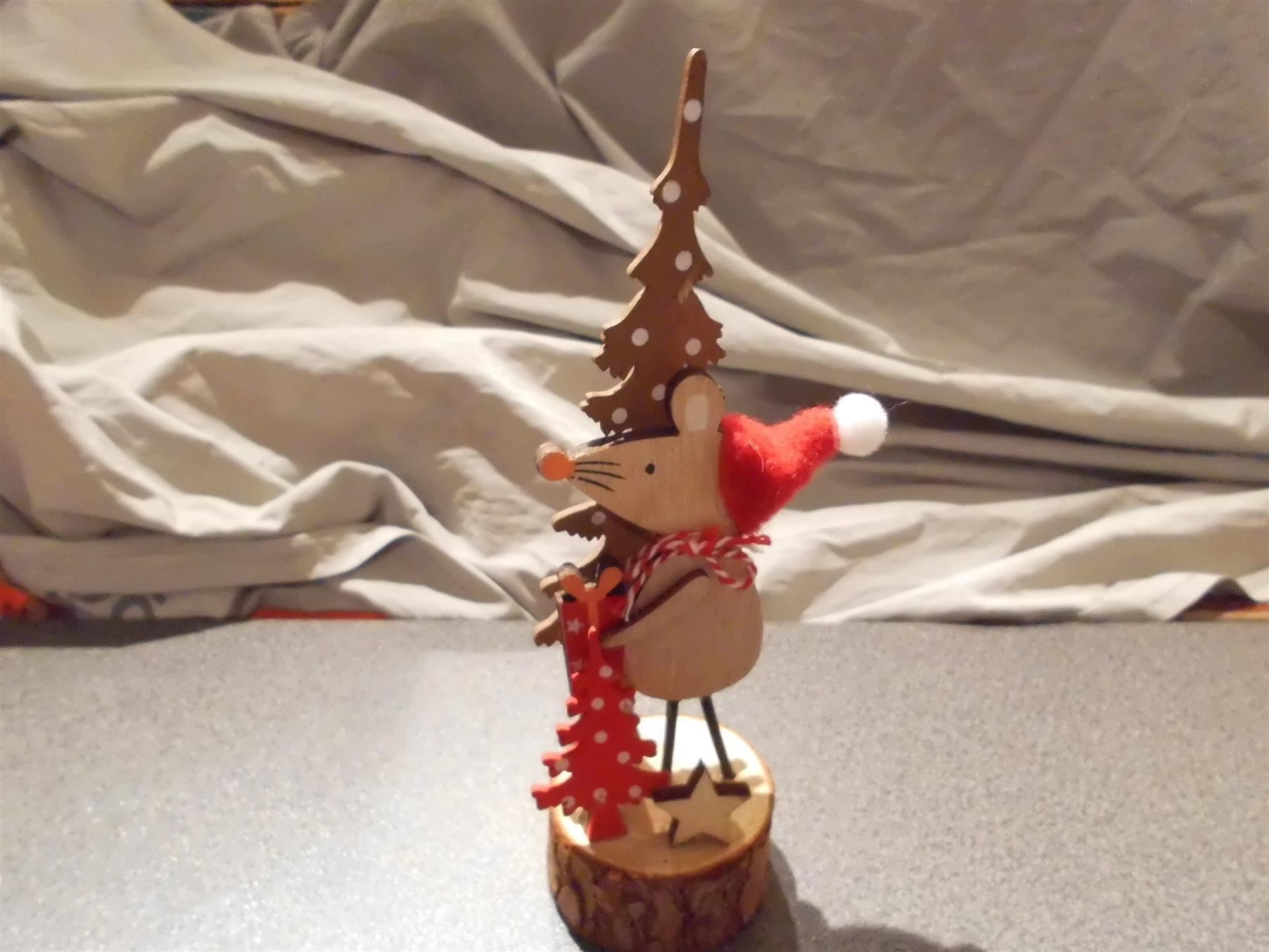 Tutte le decorazioni: Maus mit Weihnachtsbaum, Holz – Usato da Zürich venduto da abraxas1291