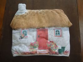 Chauffe-théière en tissu - Motif : Chaumière